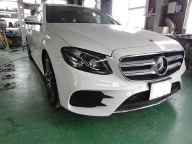 W213 Eクラス　メルセデスベンツ　フロントバンパー　鈑金　塗装　輸入車　埼玉　上里　本庄　群馬 Blezza