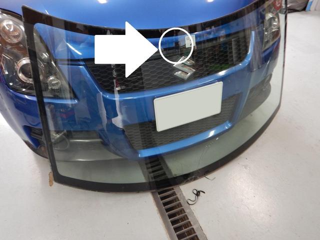 多治見市　スズキ　スイフト　フロントガラス交換　輸入ガラス　岐阜県　ガラス屋さん　自動車ガラス　フロントガラス　