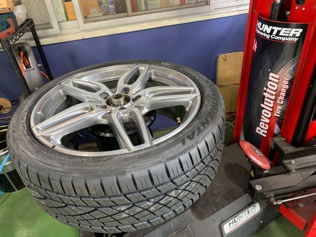 タイヤ交換 メルセデスベンツAクラス 225/40R18【姫路市 持込 タイヤ交換 メルセデスベンツAクラス 225/40R18【姫路市 持込