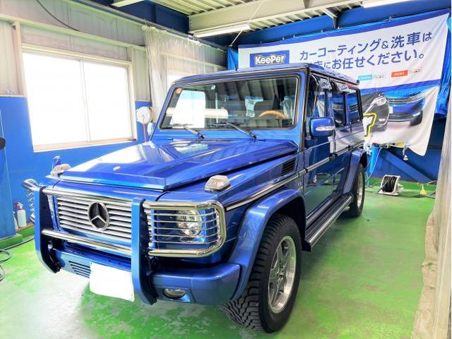 ベンツ ゲレンデ G55 ダイヤモンドキーパー施工【姫路市 車検 修理 鈑金 取付 保険 コーティングお任せください】