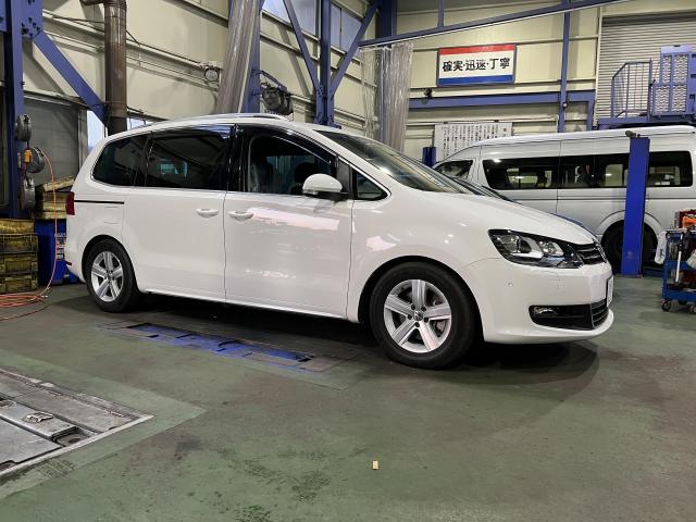 フォルクワーゲン VW シャラン 車高調取付【姫路市 車検 修理 フォルクワーゲン VW シャラン 車高調取付【姫路市 車検 修理