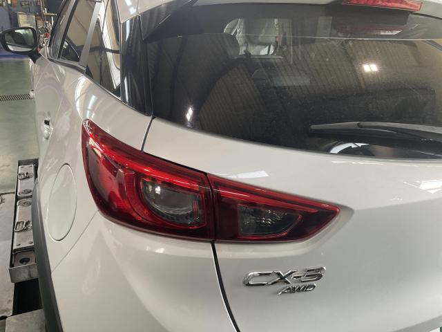 マツダ CX-3 サスペンション・足回り異音修理。【姫路市 車検 修理 鈑金 取付 保険 コーティングお任せください】