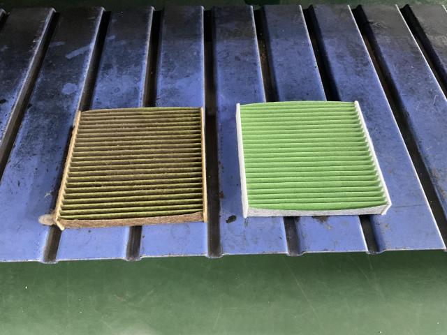 トヨタ タウンエースバン エアコンフィルター【姫路市 車検 修理 鈑金 取付 保険 コーティングお任せください】