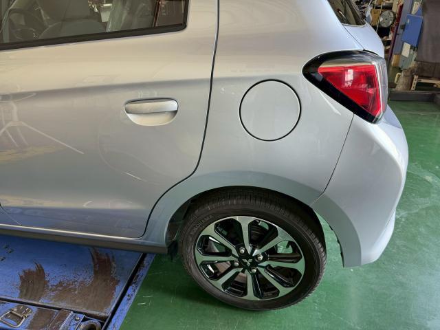 三菱　ミラージュ　鈑金・塗装修理【姫路市 車検 修理 鈑金 取付 保険 コーティングお任せください】