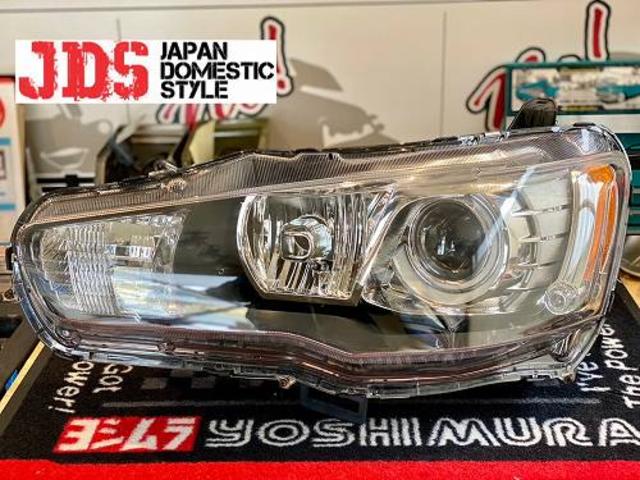 【日本仕様】2014 ﾗﾝｻｰ ｴﾎﾞﾘｭｰｼｮﾝX MR USDM ﾗﾝｴﾎﾞX ﾍｯﾄﾞﾗｲﾄ 光軸 車検対応 加工 改善 ｶｽﾀﾑ 全国対応  埼玉県よりご依頼です