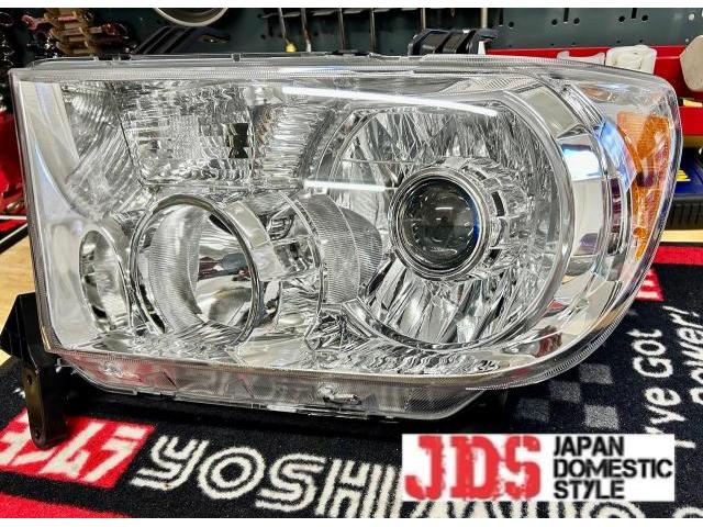 【新ﾛｰﾋﾞｰﾑ検査】USﾄﾖﾀ ｾｺｲｱ 2011 純正ﾍｯﾄﾞﾗｲﾄ JDS Mｼﾘｰｽﾞﾌﾟﾛｼﾞｪｸﾀｰ HID 車検対応 日本通行用加工  予備車検 JDS ﾃｽﾄｾﾝﾀｰ水戸 奈良県橿原市より