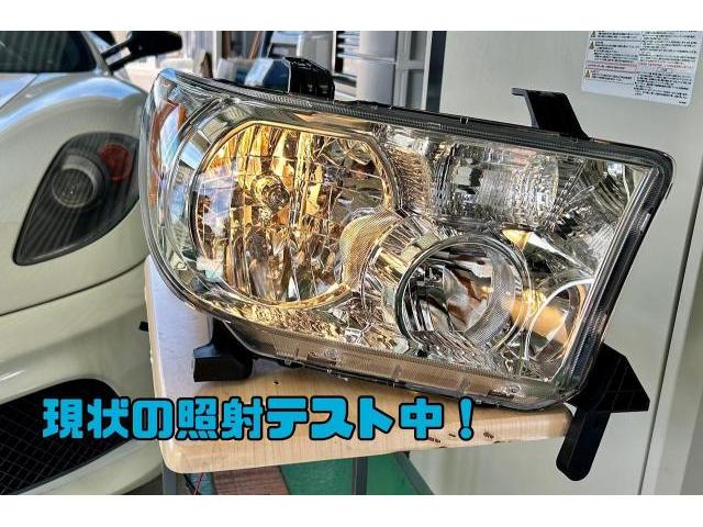 【新ﾛｰﾋﾞｰﾑ検査】USﾄﾖﾀ ｾｺｲｱ 2011 純正ﾍｯﾄﾞﾗｲﾄ JDS Mｼﾘｰｽﾞﾌﾟﾛｼﾞｪｸﾀｰ HID 車検対応 日本通行用加工  予備車検 JDS ﾃｽﾄｾﾝﾀｰ水戸 奈良県橿原市より