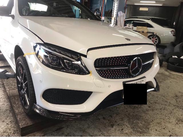 メルセデス・ベンツ C43 AMG 205 持ち込み グリル タイヤ交換 千葉市　中央区　松ヶ丘　蘇我　緑区　若葉区　稲毛区　美浜区　花見川区　市原市　茂原市　木更津市 　船橋市　習志野市　佐倉市　八千代市　東金市