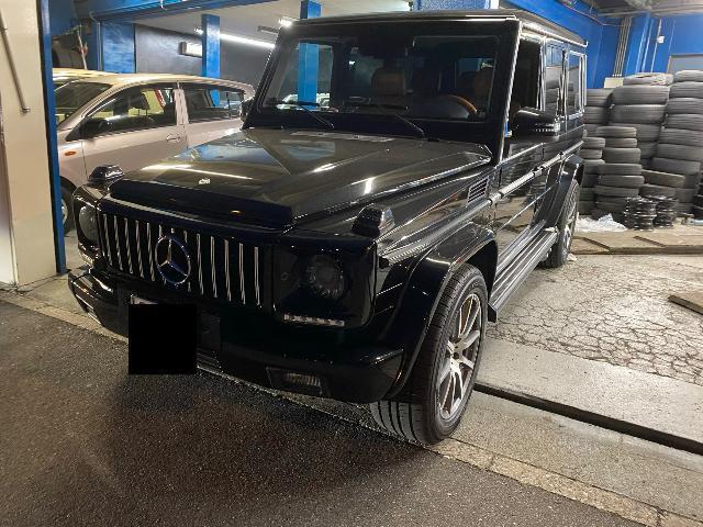 メルセデス・ベンツ　ゲレンデ   G 55AMG フロントパッド交換　オイル交換　千葉市　中央区　松ヶ丘　蘇我　緑区　若葉区　稲毛区　美浜区　花見川区　市原市　茂原市　木更津市 　船橋市　習志野市　佐倉市