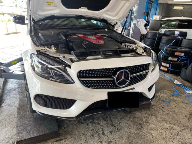 メルセデス・ベンツ　Cクラス　W205 C43 AMG 持ち込み　パナメリカーナグリル交換　千葉市　中央区　松ヶ丘　蘇我　緑区　若葉区　稲毛区　美浜区　花見川区　市原市　茂原市　木更津市 　船橋市　習志野市　佐倉市