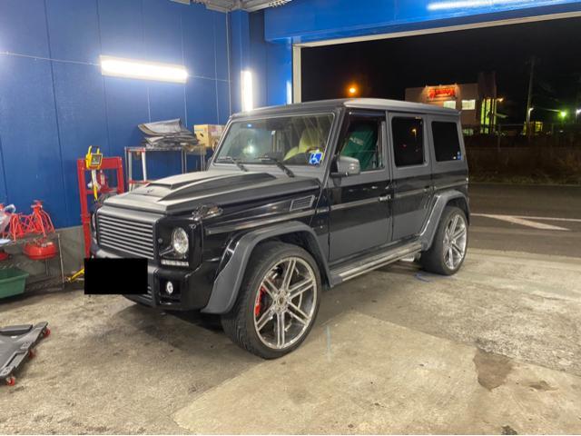 メルセデス・ベンツ　Ｇ55　ＡＭＧ　ゲレンデ　Ｗ463　オイル漏れ　オイルフィルターハウジングパッキン交換　