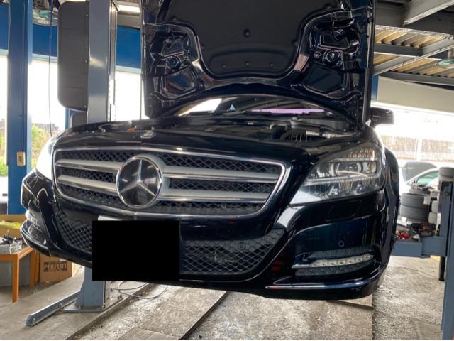 メルセデス・ベンツ CLS W218 持ち込み 前後 ブレーキパッド交換