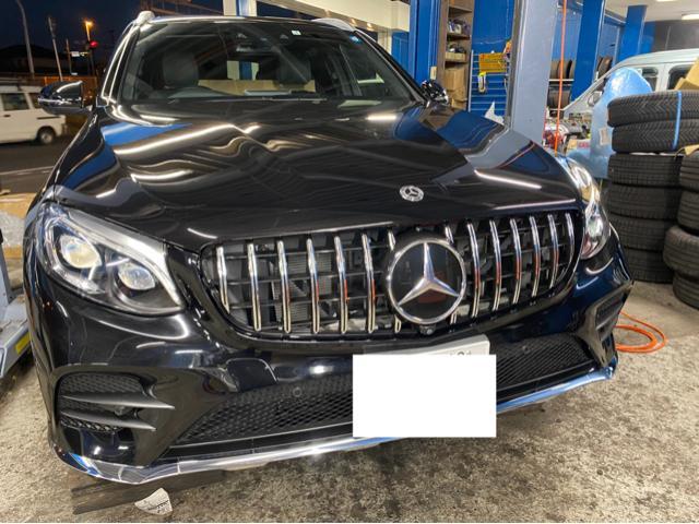 メルセデス・ベンツ　W253 GLC 前期　持ち込み　パナメリカーナグリル交換