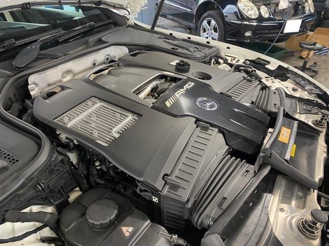 メルセデス・ベンツ　W213 E63 AMG エンジンオイル交換