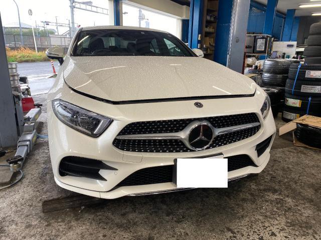 メルセデス・ベンツ　C257 CLS パナメリカーナ　グリル交換