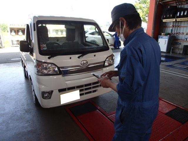 軽トラ車検!! 　全部見せます〈受入点検〉①