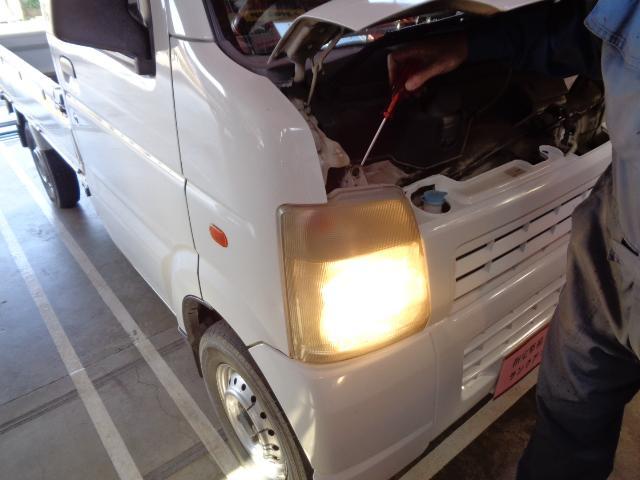 キャリイ車検!!　全部見せます　〈受入点検〉①