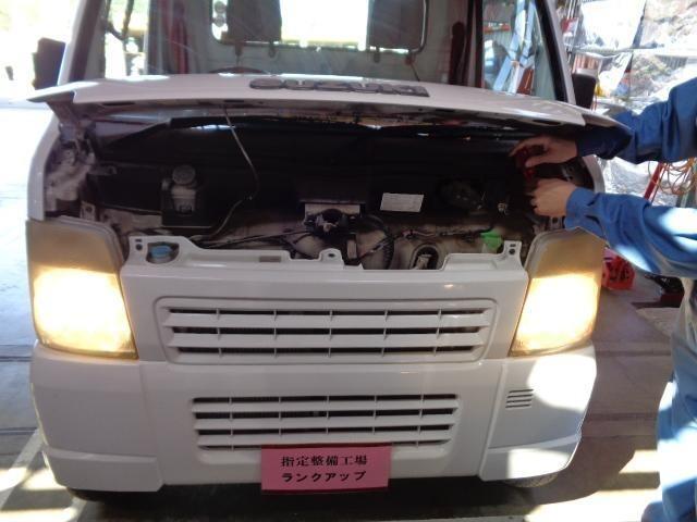 キャリイ車検!!　全部見せます　〈受入点検〉①