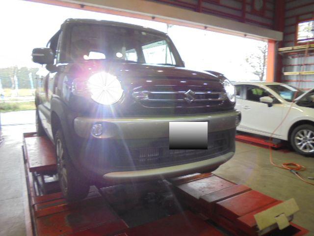 クロスビー車検 ！全部見せます　④〈視認等検査〉
