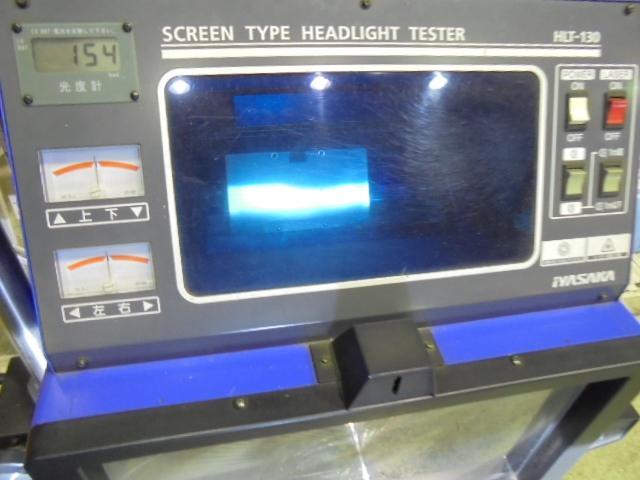 バンパー／グリル交換後　ヘッドライト光軸調整 ！