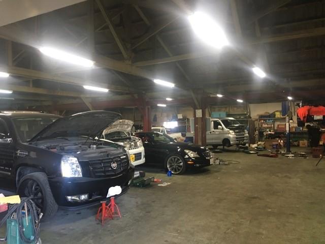 車検や一般修理、板金、パーツ取付などお車の事ならお任せ下さい