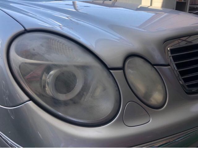 ベンツ ヘッドライト 磨き 一宮市