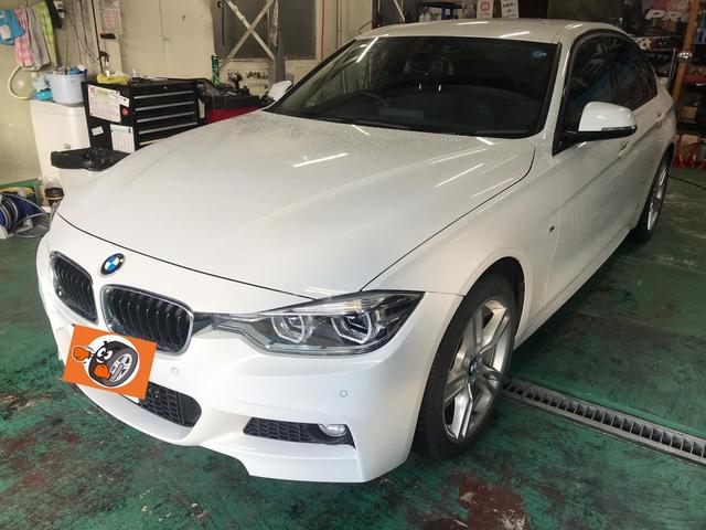 京都　持込タイヤ交換　ランフラットタイヤ　18インチ　BMW320d　外車　輸入車　タイヤ組替　久御山町　伏見　八幡