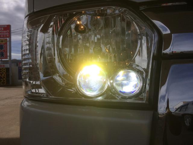 トヨタ　ハイエース　車検　LEDヘッドランプ取り付け