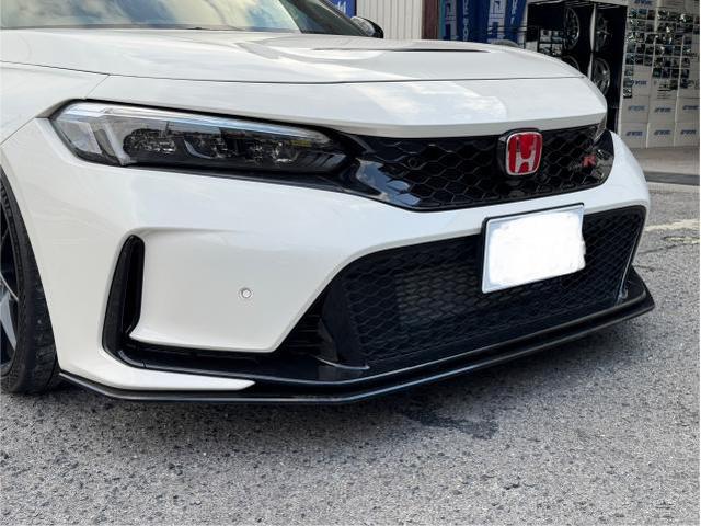 FL5 シビック タイプR  持込 マクストン デザイン フロントリップスポイラー取付 広島市 持込取付 持込タイヤ交換 エアロパーツ取付もお任せください