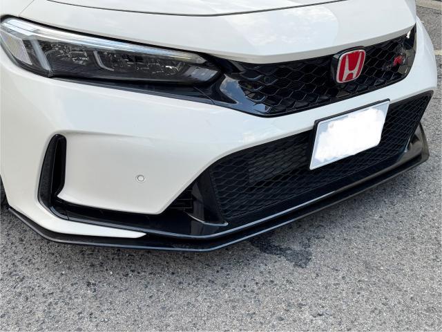 FL5 シビック タイプR  持込 マクストン デザイン フロントリップスポイラー取付 広島市 持込取付 持込タイヤ交換 エアロパーツ取付もお任せください