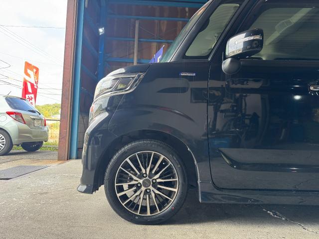 スペーシア 持込タイヤ交換 165/55-15 ミネルバ　広島市　安佐南区　五日市　佐伯区　タイヤ交換　持込タイヤ交換　タイヤ裏組　持込取付　