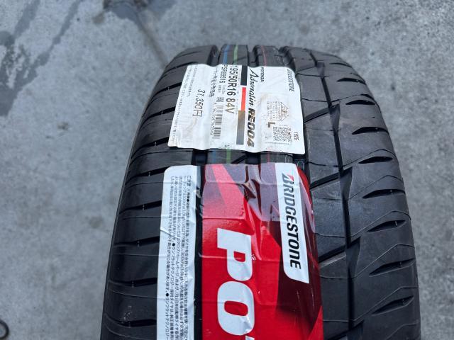 ND ロードスター 持込タイヤ交換 ブリヂストン ポテンザ 195/50-16    広島市　安佐南区　五日市　佐伯区　廿日市　持込タイヤ交換　タイヤ交換　タイヤ裏組　持込取付