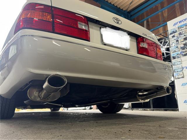 UCF21 セルシオ マフラー交換 マリアンデール   広島市　安佐南区　五日市　佐伯区　廿日市　持込タイヤ交換　タイヤ交換　タイヤ裏組　持込取付