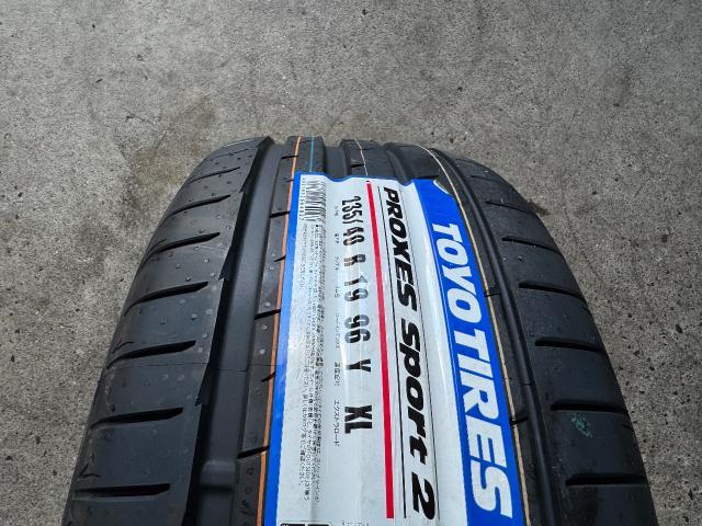 レクサスGS タイヤご依頼、交換 トーヨータイヤ プロクセス 235/40-19 265/35-19    広島市　安佐南区　五日市　佐伯区　廿日市　タイヤ交換　持込タイヤ交換　タイヤ裏組　持込取付