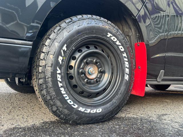 ハイエース タイヤご依頼、交換 トーヨータイヤ オープンカントリー 195/80-15    広島市　安佐南区　五日市　佐伯区　廿日市　タイヤ交換　持込タイヤ交換　タイヤ裏組　持込取付