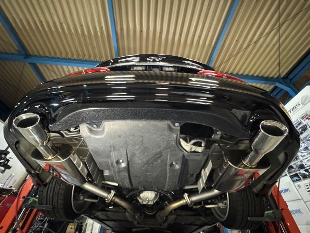 Y51 フーガ 持込リママフラー交換 マリアンデール シルクブレイズ　広島市　安佐南区　五日市　廿日市　佐伯区　タイヤ交換　持込タイヤ交換　タイヤ裏組　持込取付