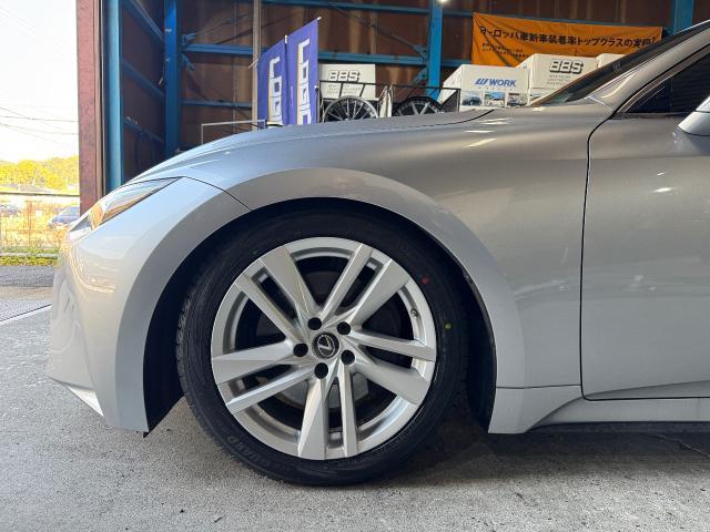 レクサスIS 持込スタッドレスタイヤ、ホイール組付 取付 ヨコハマ アイスガード 235/45-18    広島市　安佐南区　五日市　佐伯区　廿日市　持込タイヤ交換　持込取付　タイヤ交換　タイヤ裏組