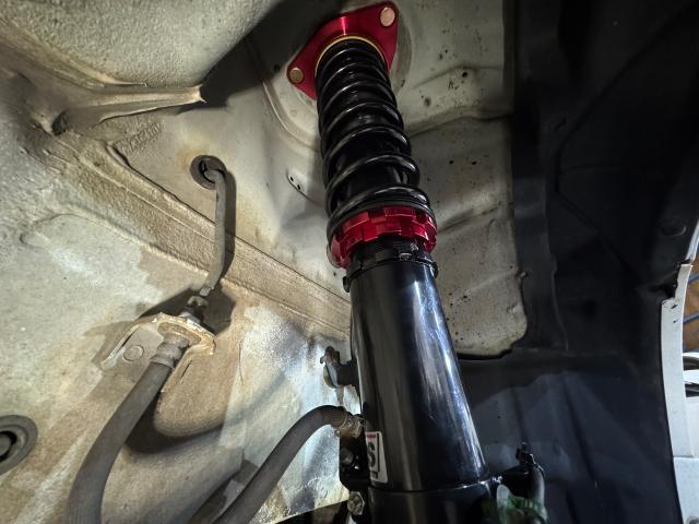 S-MX 車高調 取付 ラルグス スペックS   広島市　安佐南区　安佐北区　五日市　廿日市　佐伯区　東区　持込タイヤ交換　持込取付　タイヤ裏組　