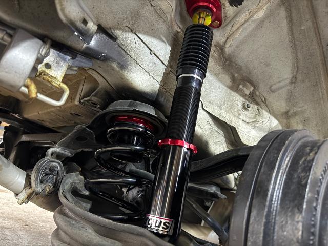 S-MX 車高調 取付 ラルグス スペックS   広島市　安佐南区　安佐北区　五日市　廿日市　佐伯区　東区　持込タイヤ交換　持込取付　タイヤ裏組　