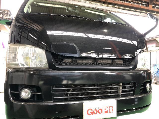 トヨタ　200系ハイエース　ロングノーズボンネット　取付社外品　持込　塗装　新潟市　北区