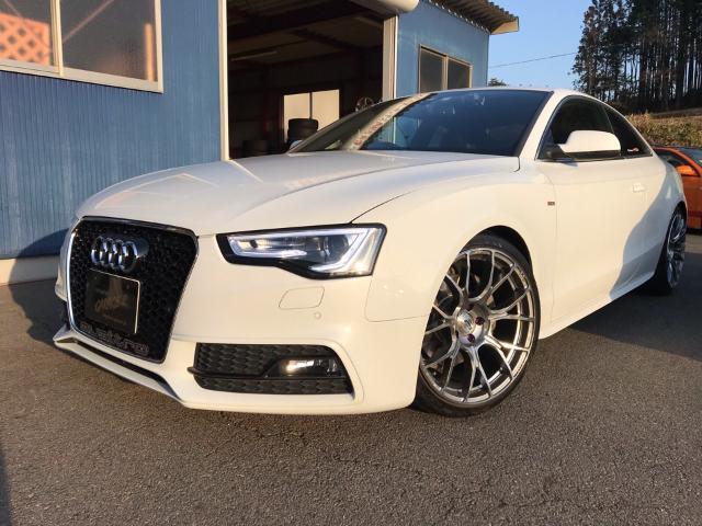 アウディ A5 車高調取付 RUSH ホイール装着 RAYS 4輪 アウディ A5 車高調取付 RUSH ホイール装着 RAYS 4輪