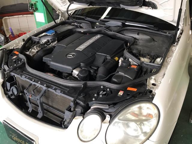 ベンツ E55 W211 ボールジョイントロア交換 ロアアームボールジョイント交換 福島県 白河 輸入車メンテナンス