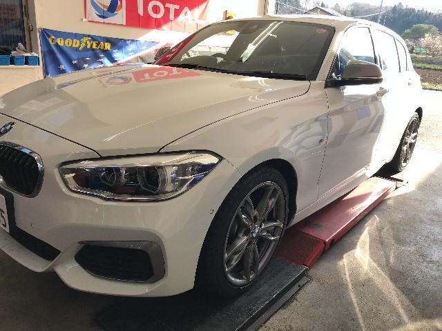 BMW M135i Mスポーツ タイヤ交換 福島県 白河市 タイヤ交換作業 タイヤが安い