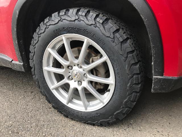 日産 エクストレイル タイヤ交換 BFG oodrich 福島県 白河 タイヤ販売 タイヤが安い タイヤ入替 バランス調整