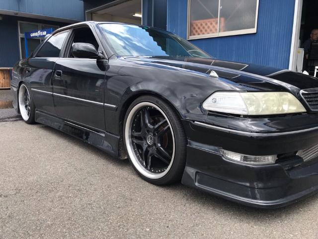 トヨタ マークII JZX100 追加メーター取付 オートゲージ 水温計 油温計 油圧計 福島県 白河 GTパーツ販売&取付