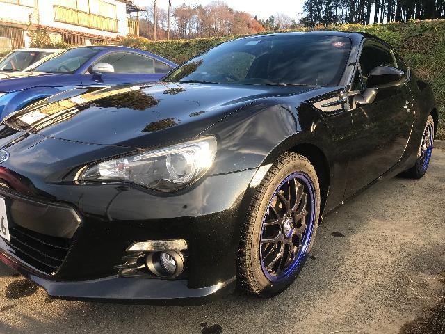 スバル BRZ 車検 法定整備点検 エンジンオイル交換 福島県 白河 車検予約 代車無料貸出