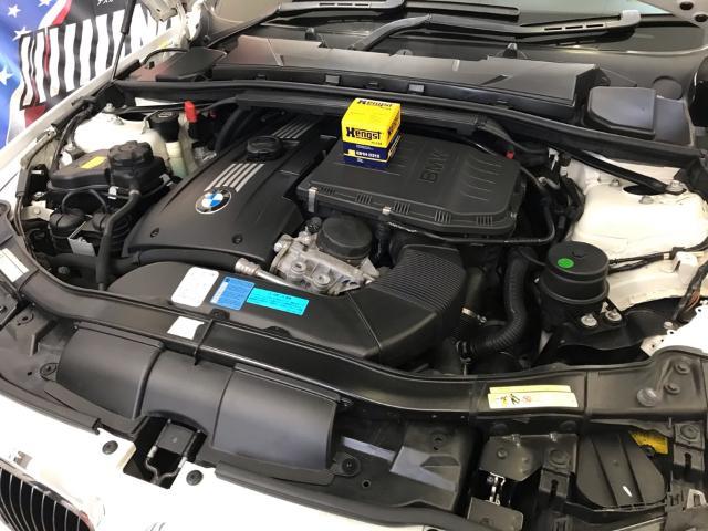 BMW 3シリーズ E92 335i Mスポーツ　エンジンオイル交換　オイルエレメント交換　メンテナンスリセット　福島県　白河市　輸入車メンテナンス　TOTAL Mobil