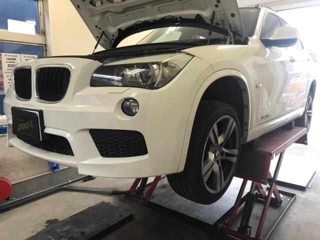 BMW  X1  シートベルト交換　シートベルトロック　エンジンオイル交換　タイヤ交換　福島県　白河市　TOTALオイル取扱店　輸入車修理　中古車販売店