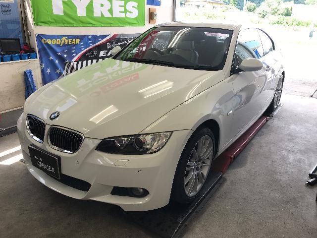 BMW  3シリーズ　335i Mスポーツ E92 エンジンオイル交換　TOTALオイル　メンテナンスリセット　福島県　白河市　輸入車メンテナンス　中古車販売店