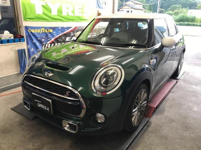 MINI  ミニクーパーS  F55  エンジンオイル交換　Mobil 5W-40  メンテナンスリセット　ブレーキパーツ見積　福島県　白河市　輸入車メンテナンス　中古車販売店